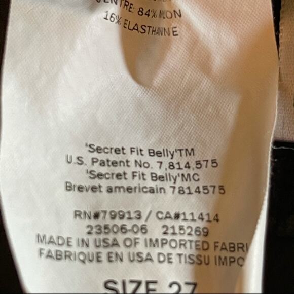 AG Adriano Goldschmied Skinny Grey Corduroy Jeans Pants Maternity Size 27 - Picture 5 of 9